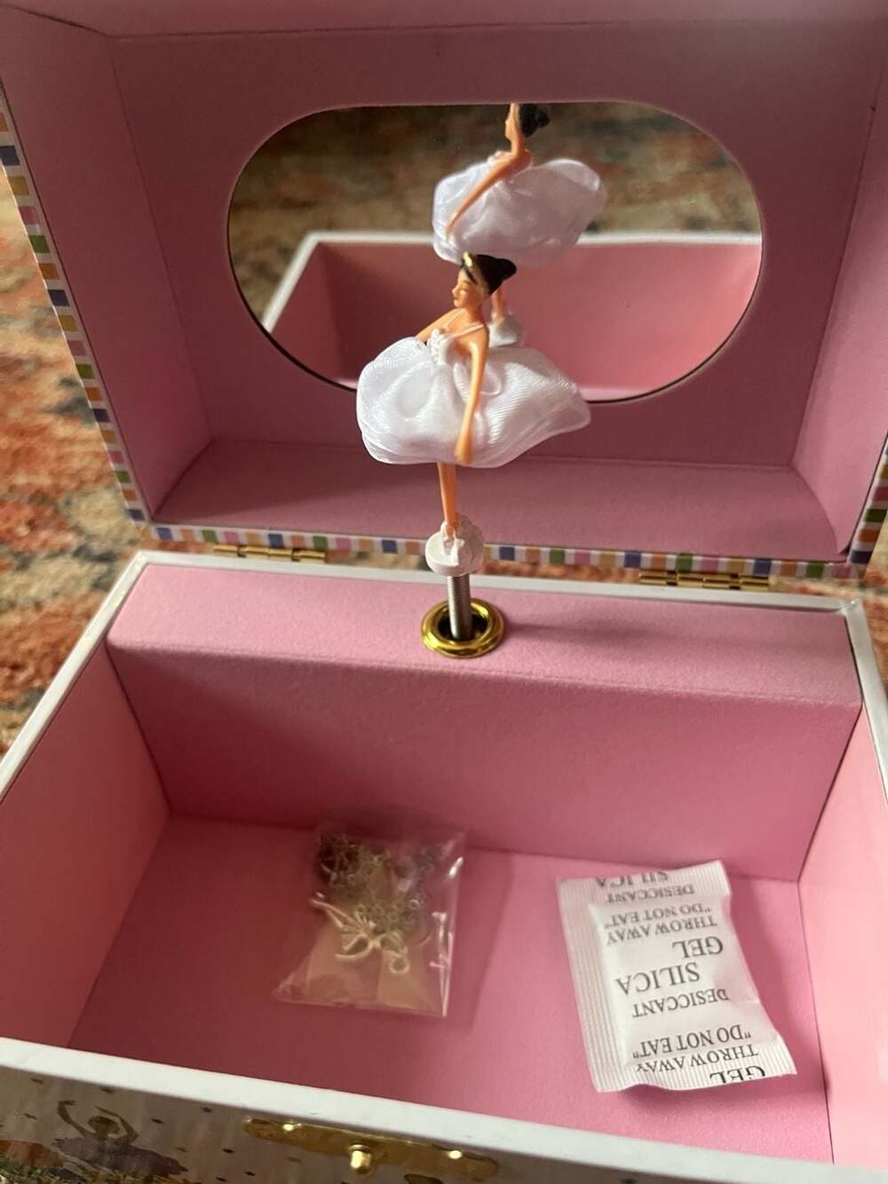 Children's Musical Jewelry Box with Spinning Ballerina